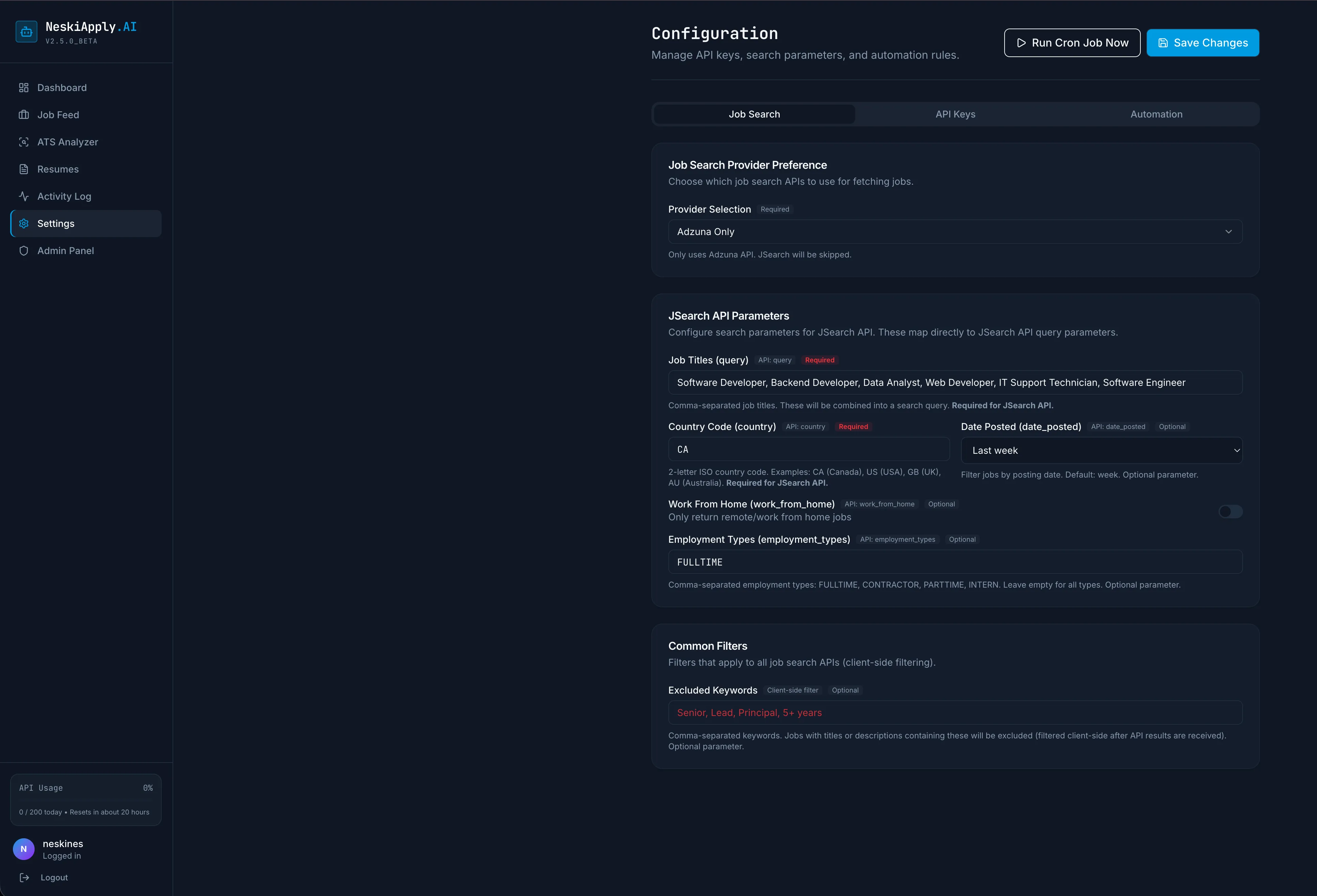 Screenshot gallery