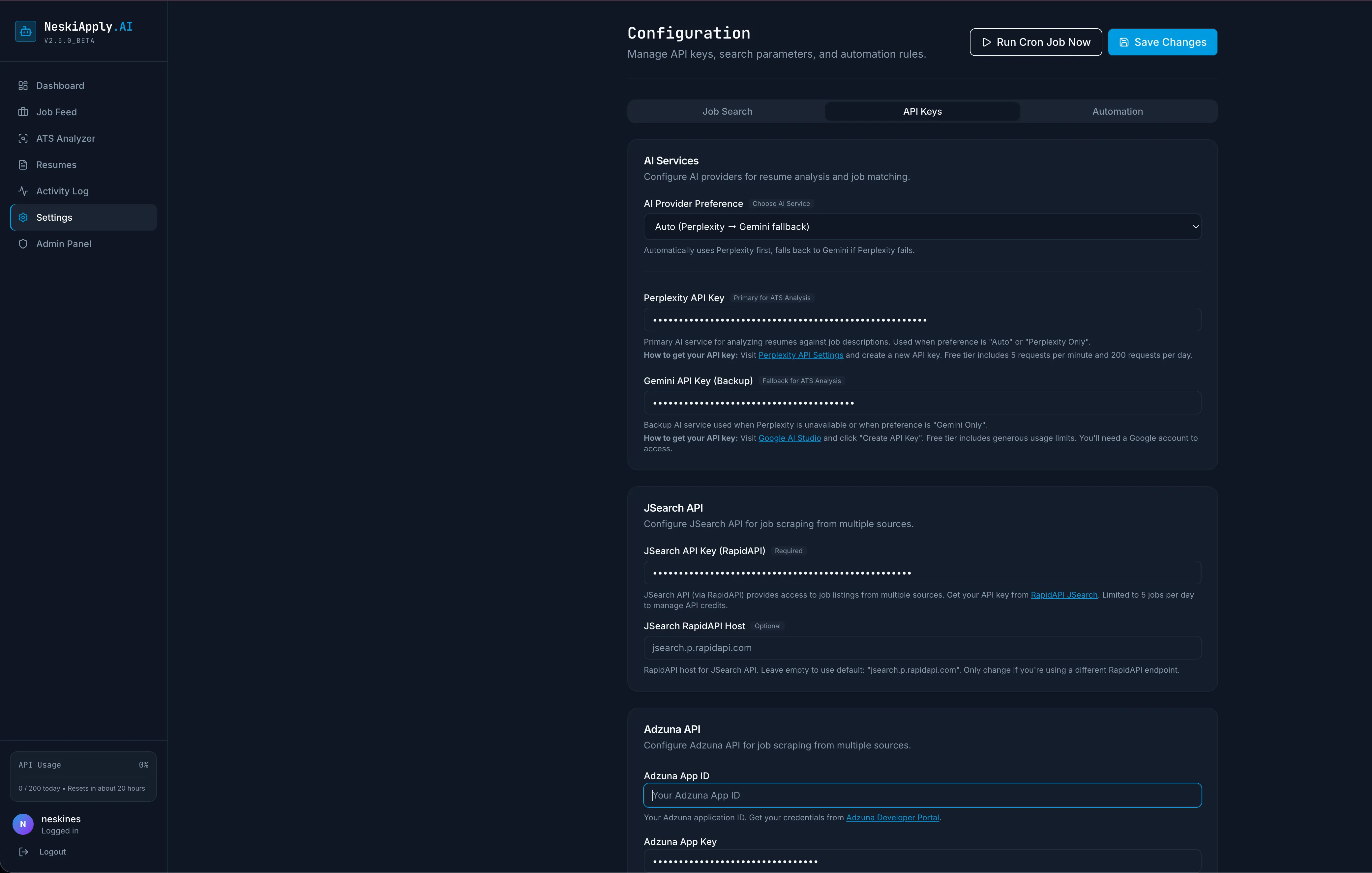 Screenshot gallery
