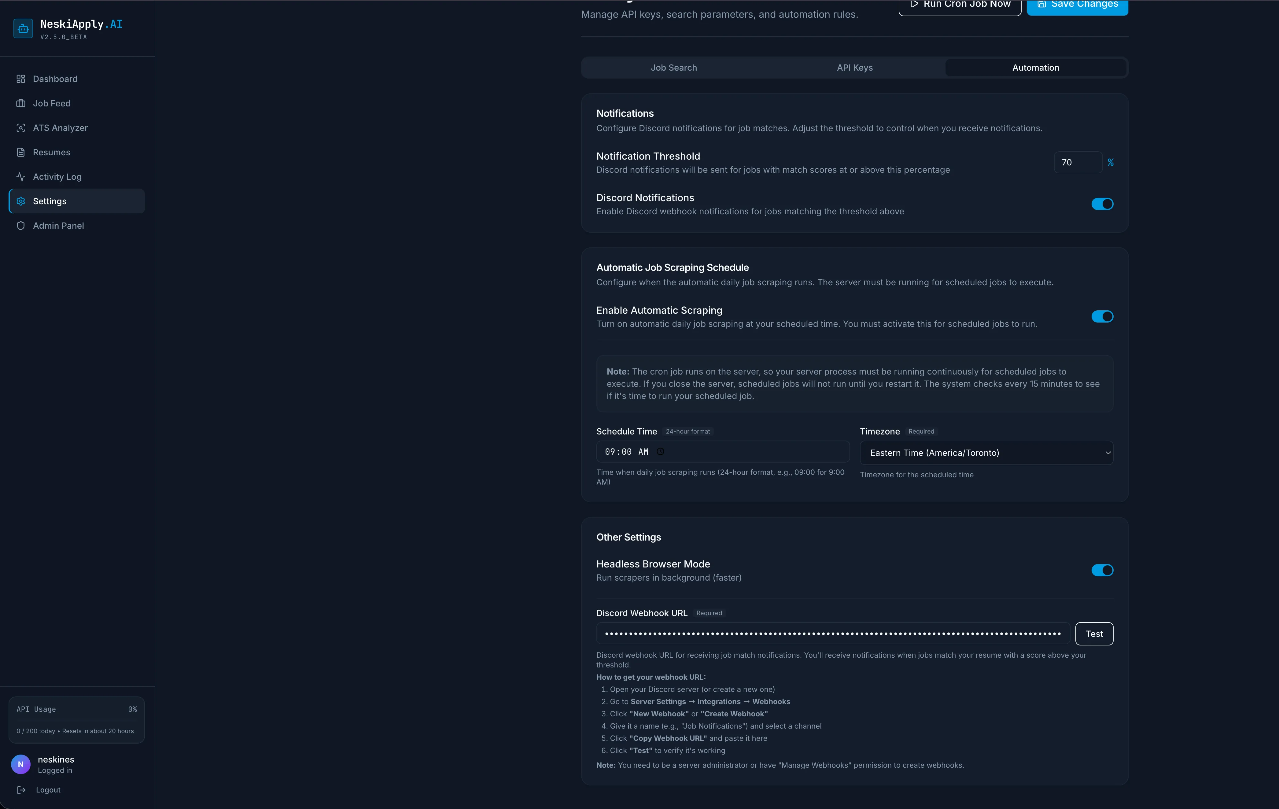 Screenshot gallery