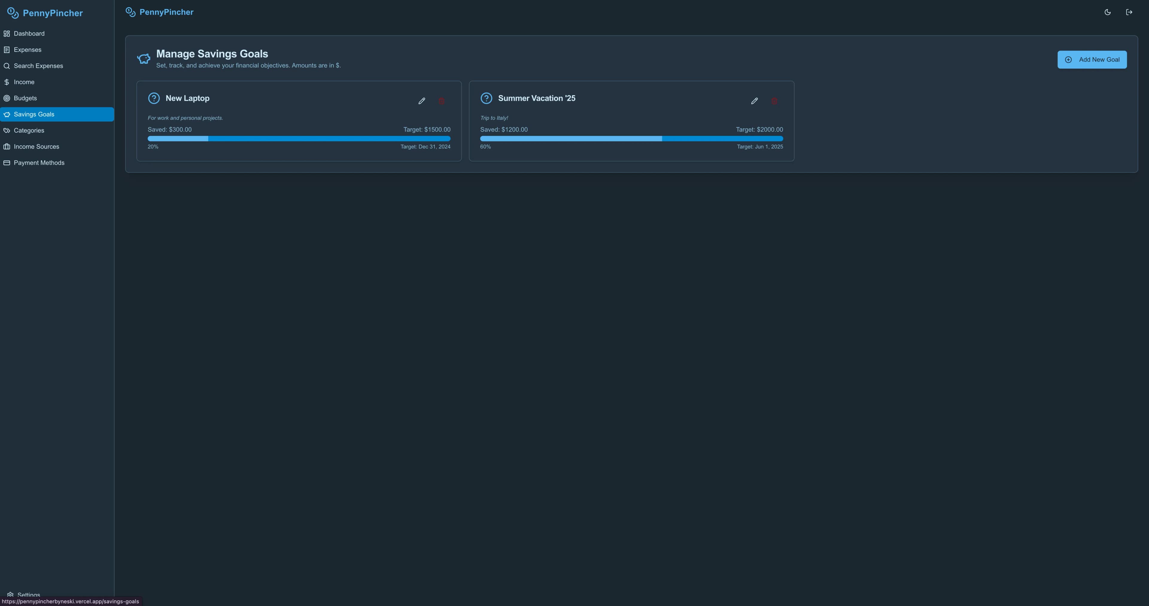 Screenshot gallery