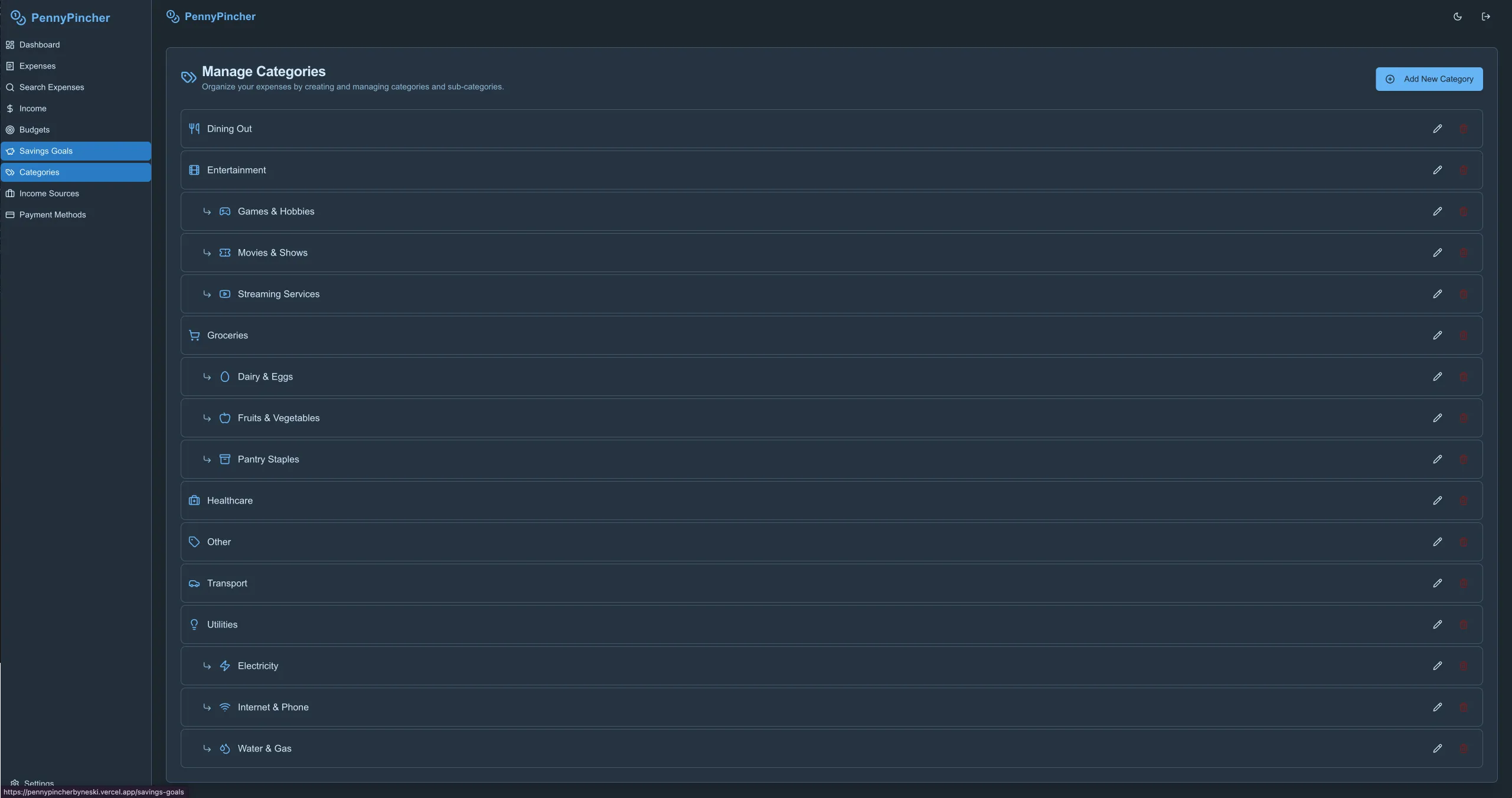 Screenshot gallery