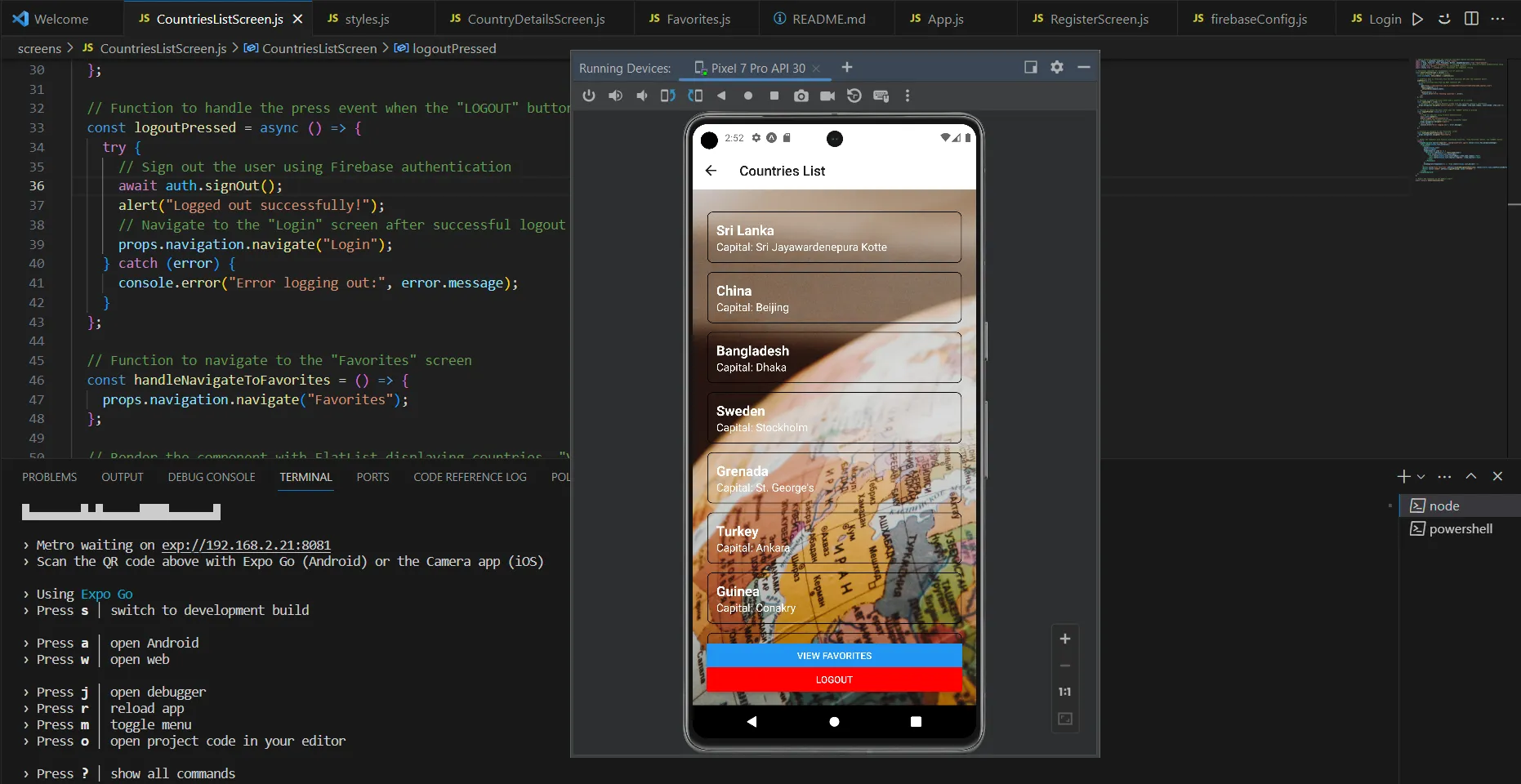 Screenshot gallery
