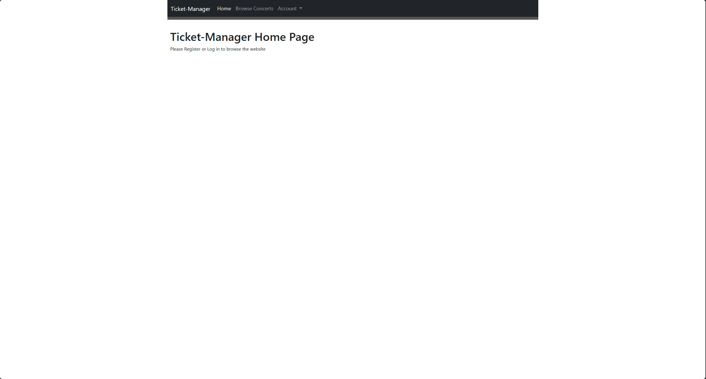 Ticket Manager App screenshot 1