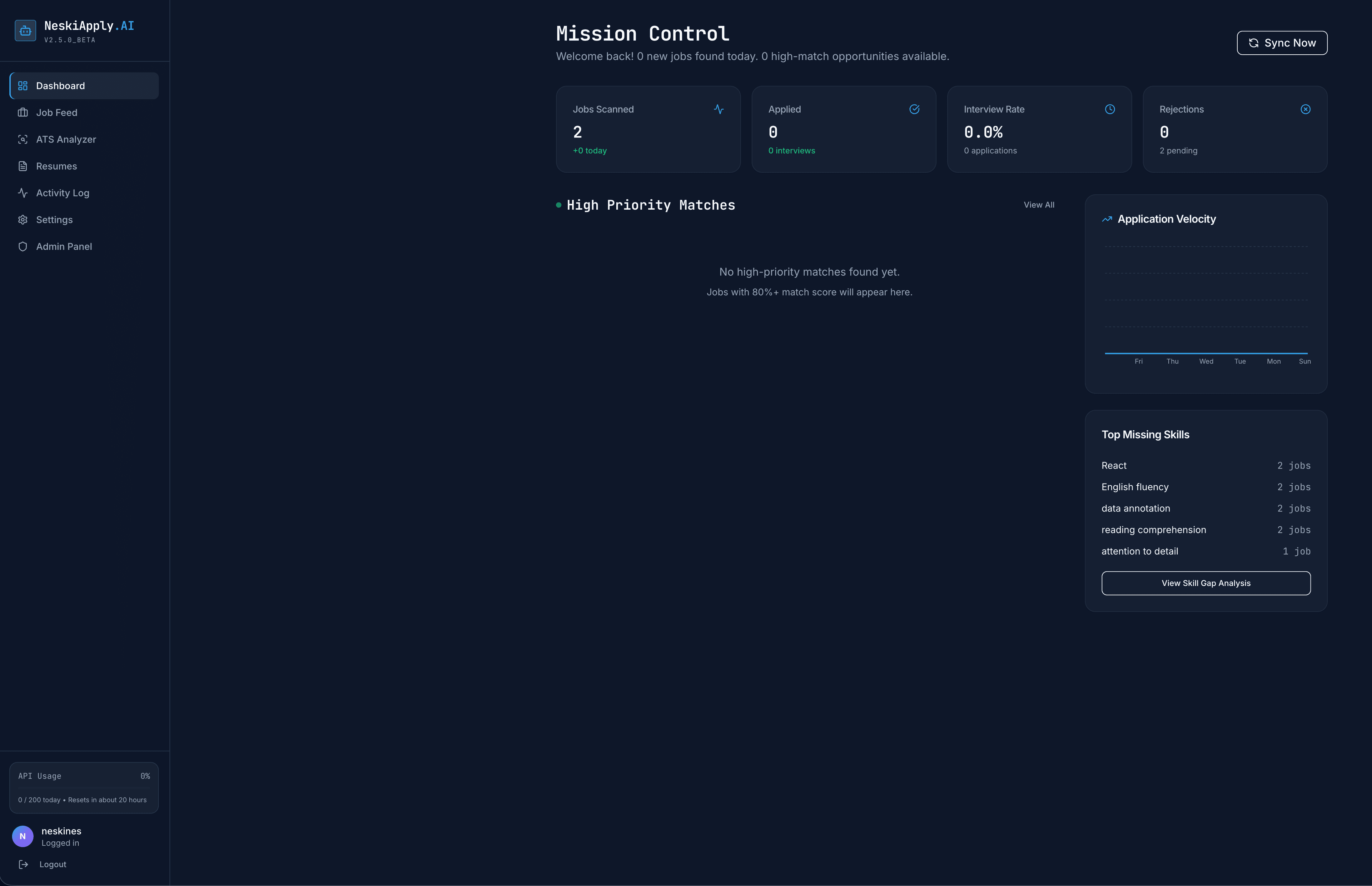 NeskiApply.AI screenshot