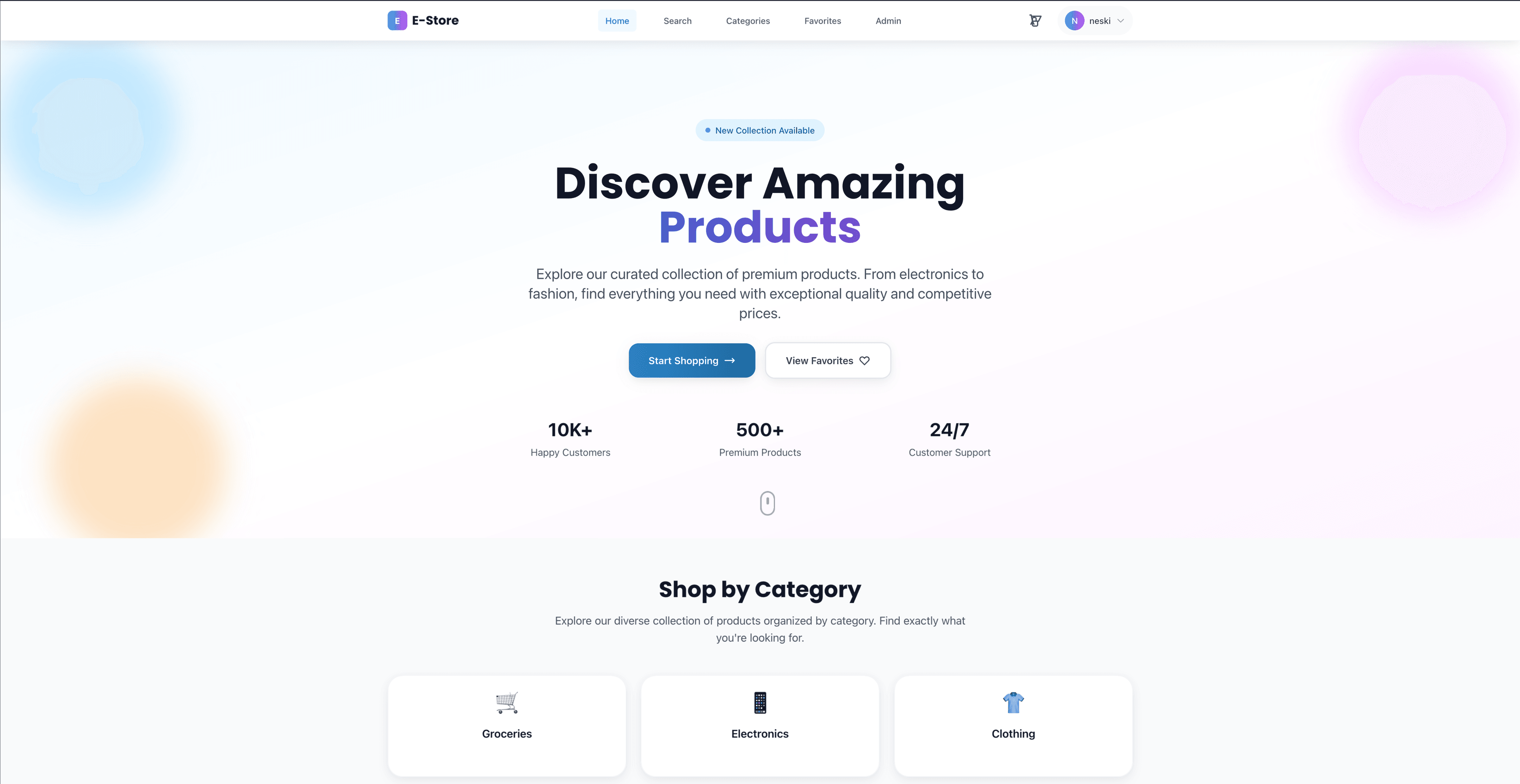 E-commerce Store screenshot 1