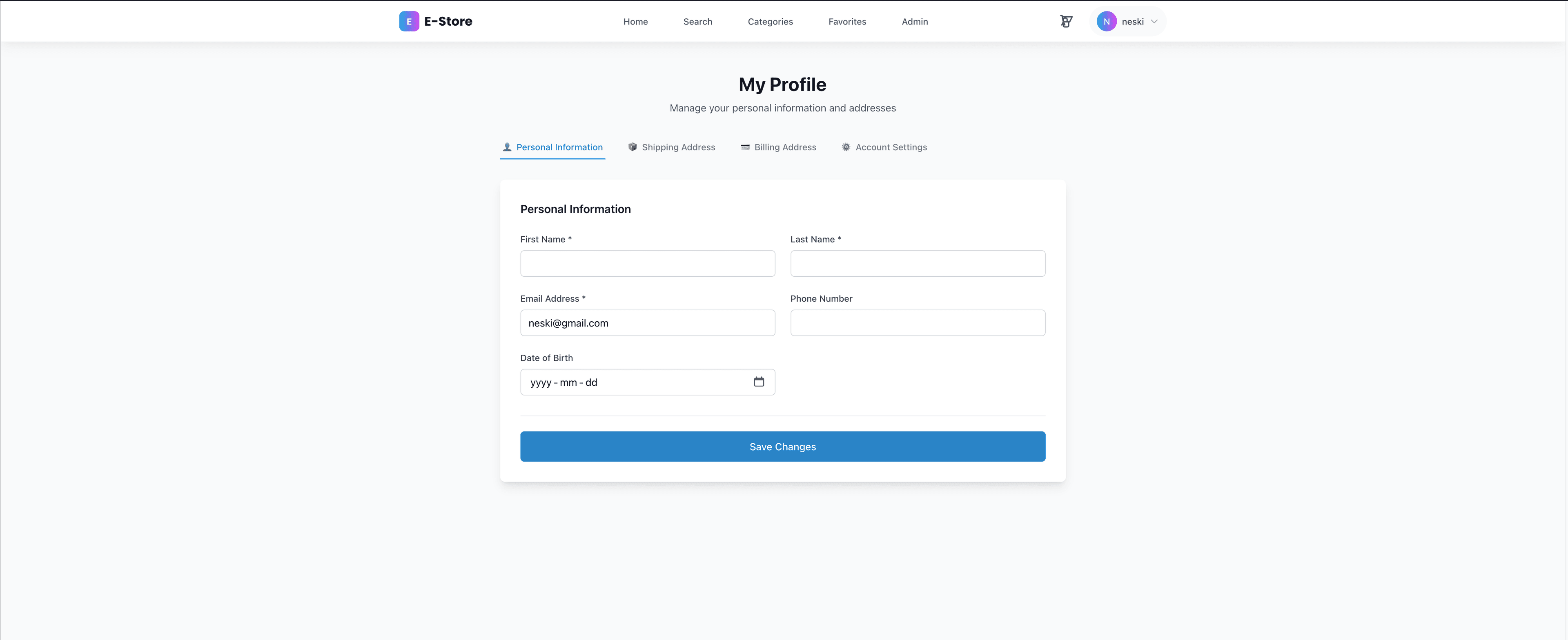 E-commerce Store screenshot 5