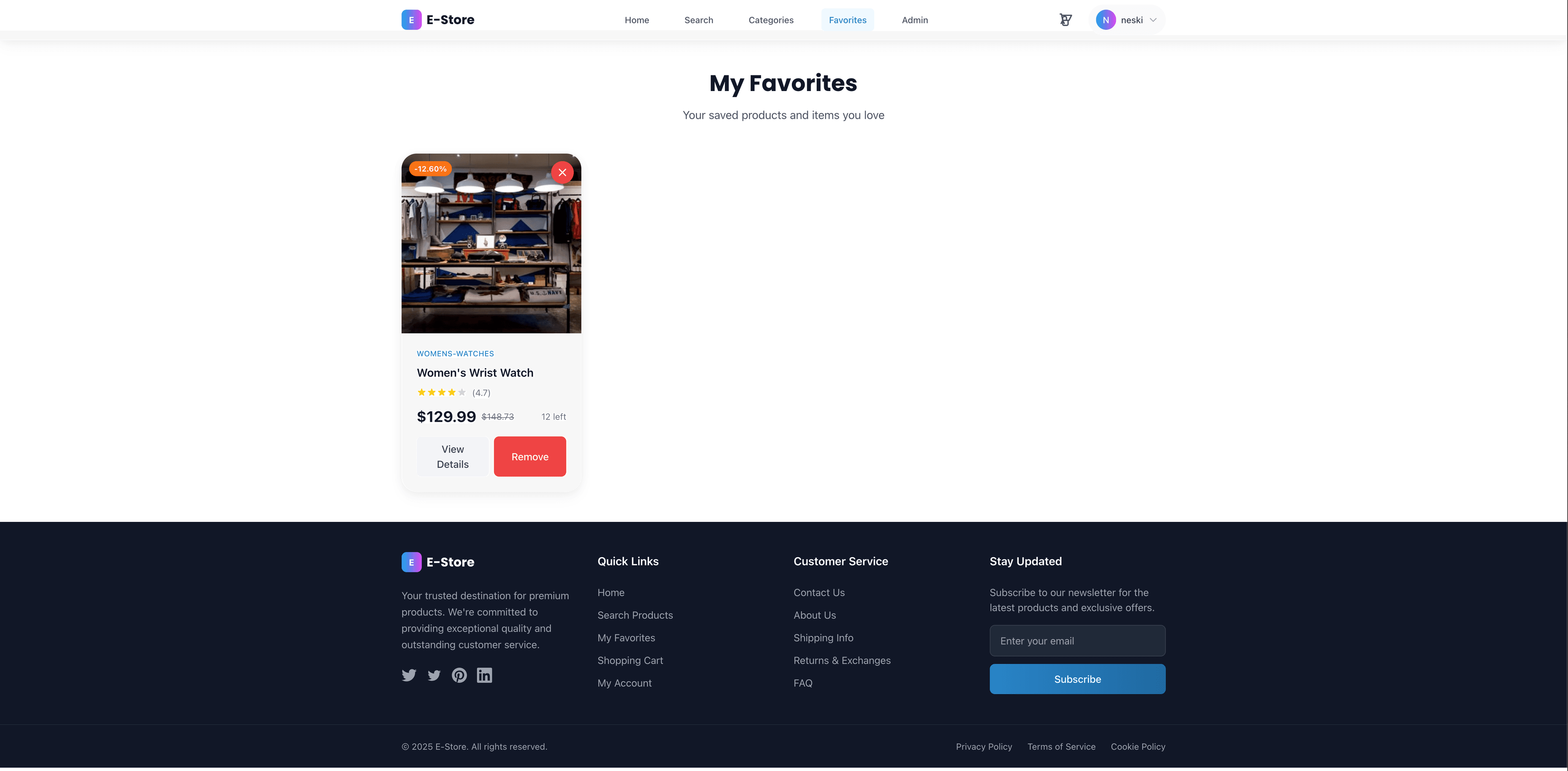 E-commerce Store screenshot 7